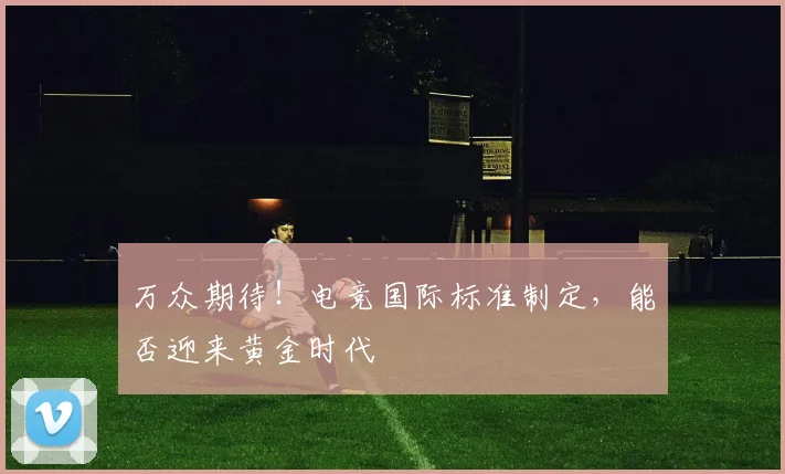 万众期待！电竞国际标准制定，能否迎来黄金时代