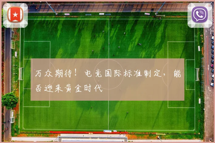 万众期待！电竞国际标准制定，能否迎来黄金时代